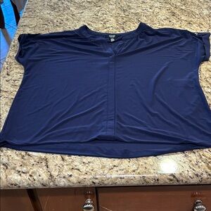 Jones New York Deep Blue Blouse